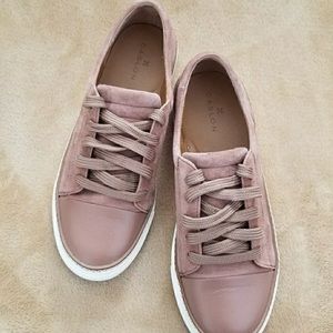 Blush Suede Sneaker